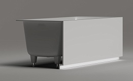 Ниша для ног с подсветкой во фронтальном экране